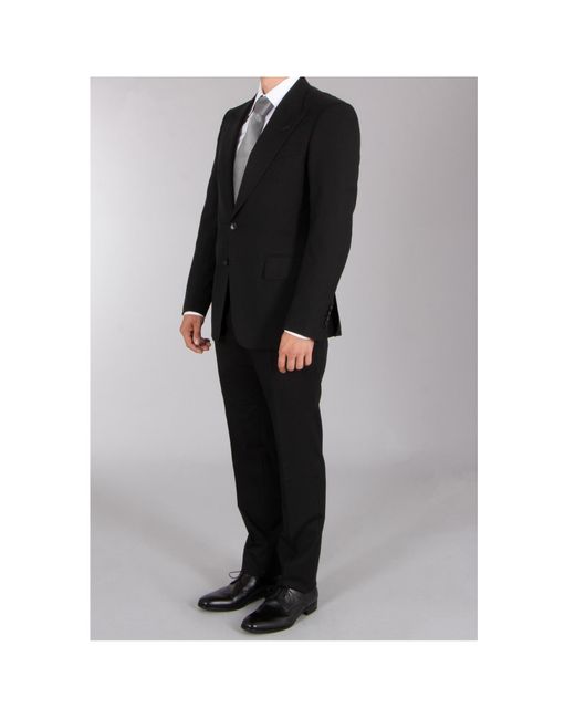 Tom Ford Black Shelton Grand Check Suit for men