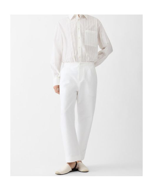 Jacquemus White Gardian Trousers for men