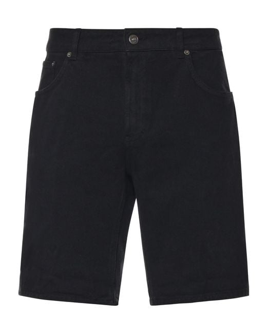 Dondup Blue Regular Fit Bermuda Shorts for men