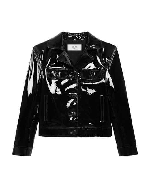Céline Black Straight Blouson Jacket