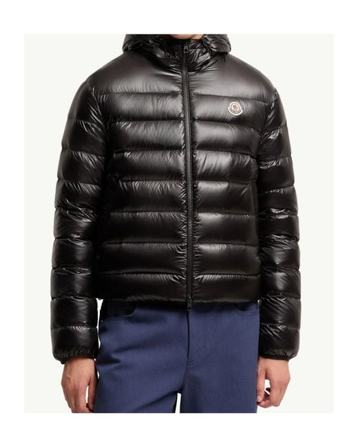 Moncler Black Forzo Hooded Packable Short Down Jacket for men