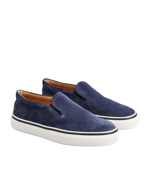 Tod's Blue Slip-On Loafers for men