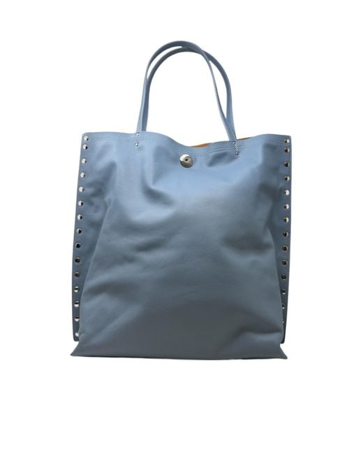 Zanellato Blue Logo Handbag