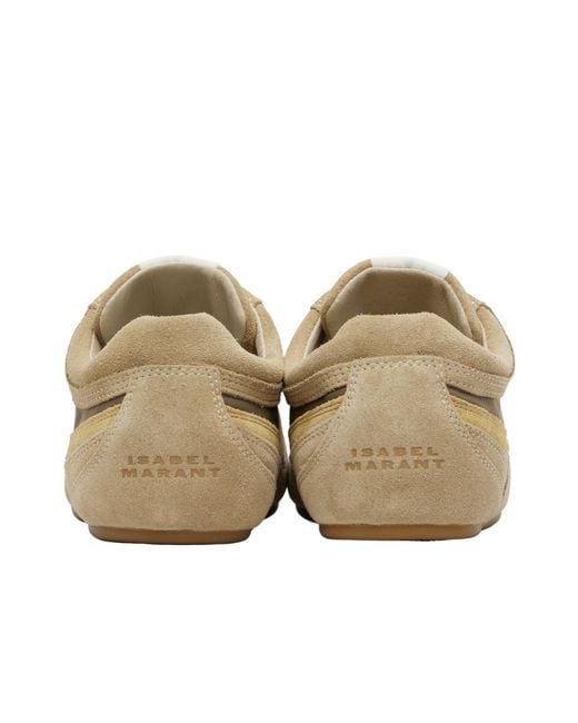 Isabel Marant Brown Sennyh Low Sneakers for men
