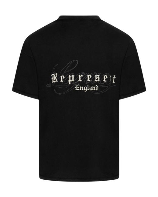 Represent Black Legacy Overprinted T-Shirt for men
