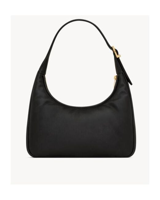 Saint Laurent Black Calypso Mini Hobo Bag