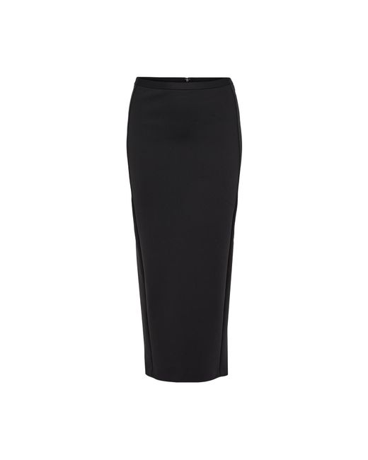 Max Mara Black Charme Midi Skirt