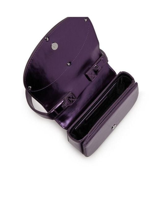 DIESEL Purple 1Dr-Iconic Mirrored Shoulder Bag