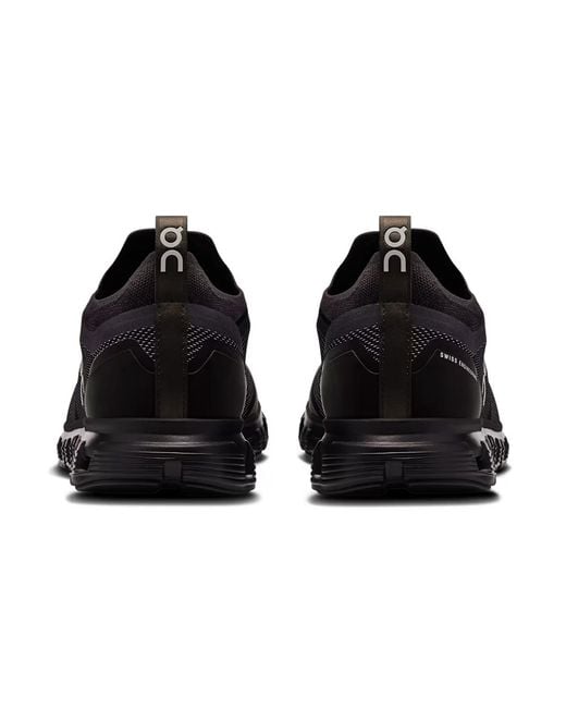On Shoes Black Lace-Up Sneakers for men