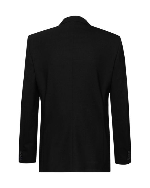 Boss Black Lapel Single-Breasted Blazer for men