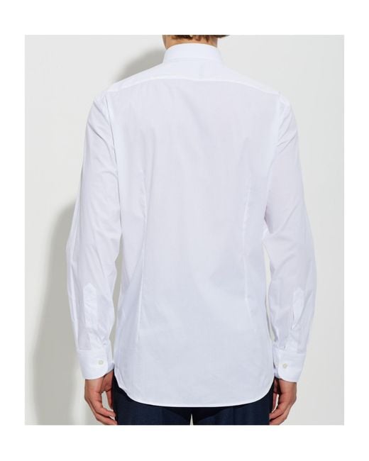 Etro White Long-Sleeved Shirt for men
