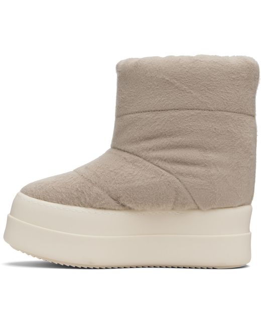 Rick Owens Natural Concordians Mega Bumper Low Lunar Ankle Boots