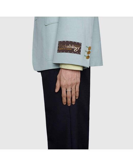 Gucci White Link To Love Diamond 18K Ring