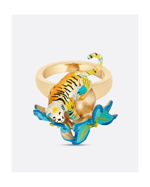 Dior Blue Toile De Jouy Voyage Ring