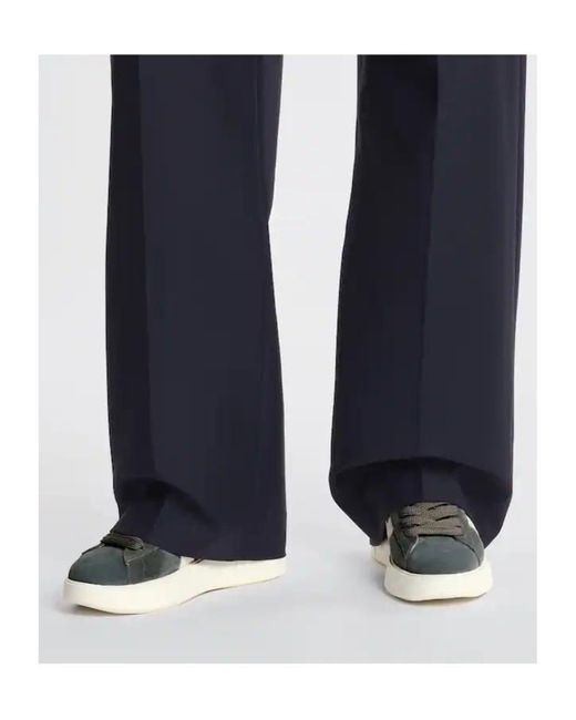 Hogan Blue Rebel Low-Top Sneakers