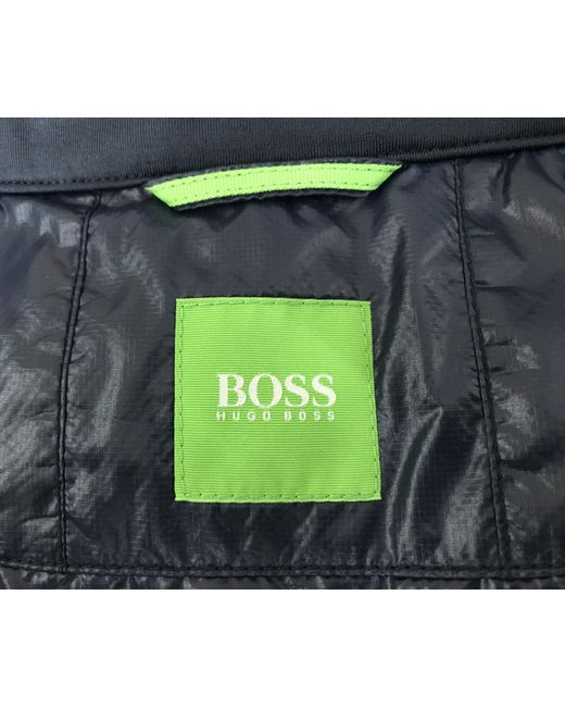 Boss Blue Quilted Cotton Clothes for men