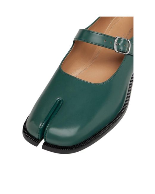 Maison Margiela Blue Tabi Mary-Janes