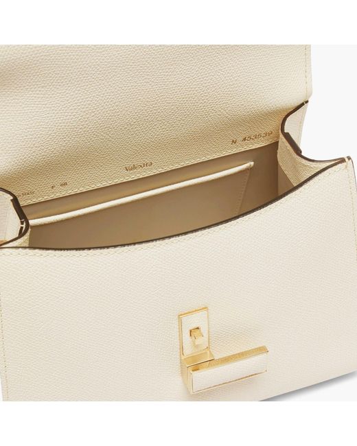 Valextra Natural Iside Mini Shoulder Bag