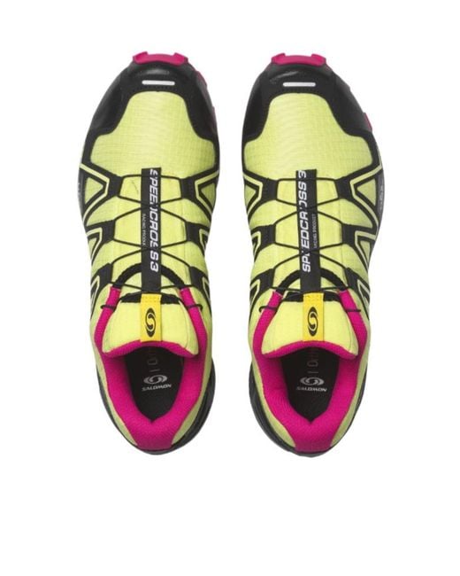 Salomon Lab Green Speedcross 3 Trail Running Shoes for men