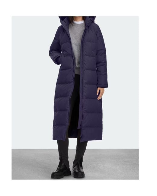Canada Goose Blue Mystique Parka Tonal Label