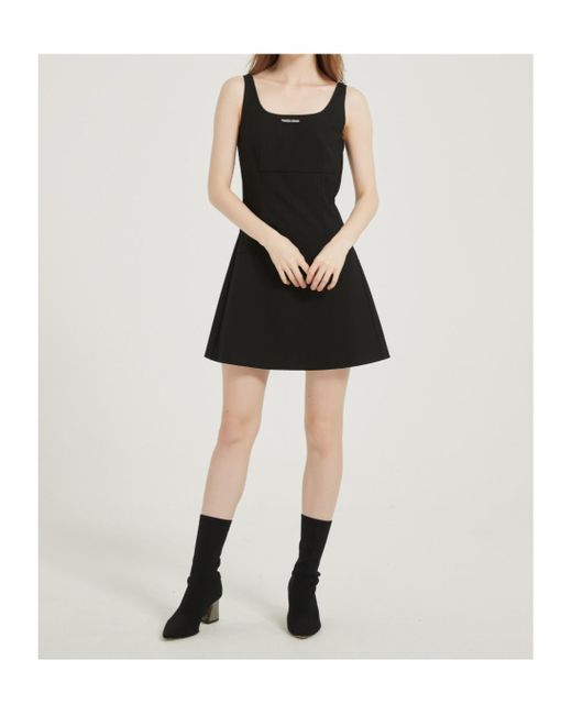 Marissa Chiara Black A-Line Dress