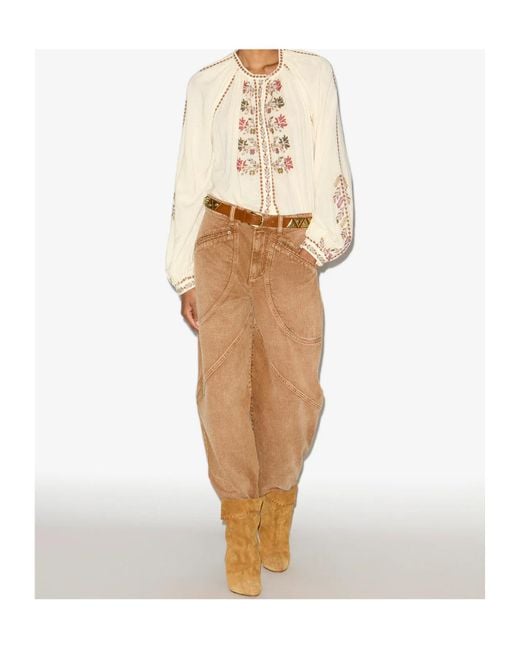 Isabel Marant Natural Isabel Marant Étoile Lynne Long-Sleeved Shirt