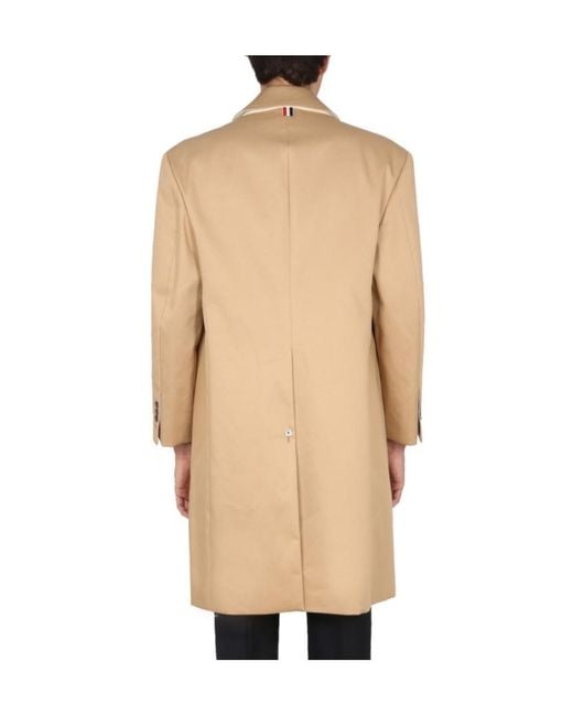 Thom Browne Natural Rwb Stripe Detailed Jacket for men