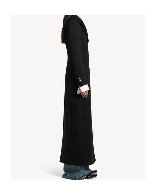 Balenciaga Black Long Trench Coat