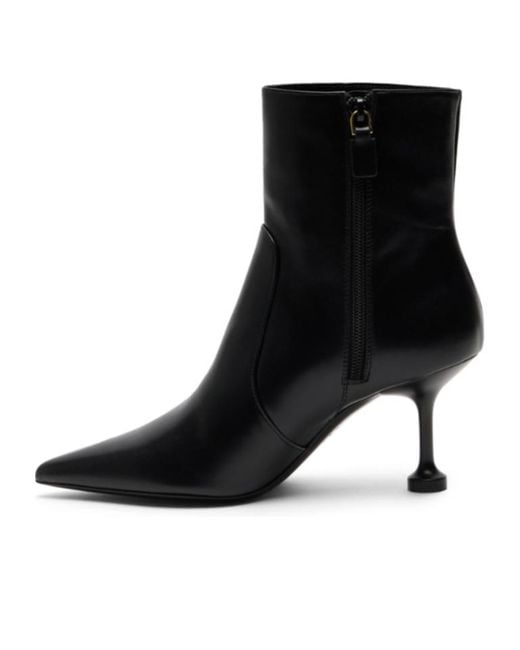 Stuart Weitzman Black Stuartini Zip Bootie 75