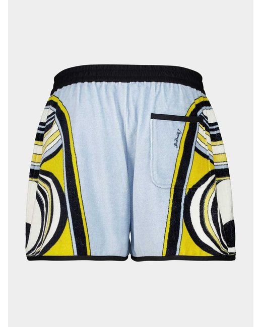 LaDoubleJ Blue Pull-Up Placée Shorts