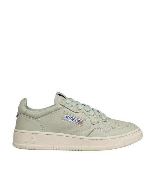Autry Green Medalist Low-Top Sneakers