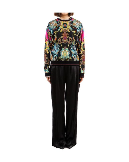 Givenchy Black Wide-Leg Casual Pants