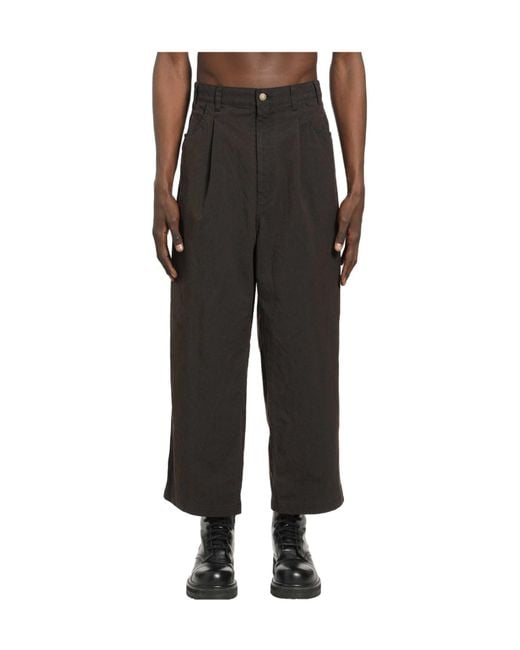 Comme des Garçons Black Comme Des Garçons Homme Pleated Straight Leg Trousers for men