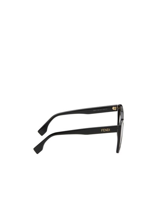 Fendi Multicolor Eyewear Butterfly Frame Sunglasses