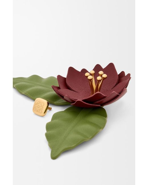 Loewe Green Layered Flower Bag Accessories