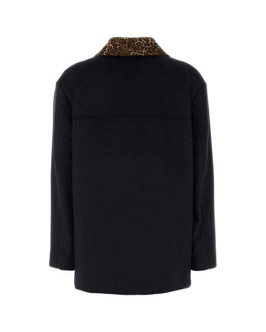 Max Mara Blue Studio Mstcalamo Straight Hem Coat