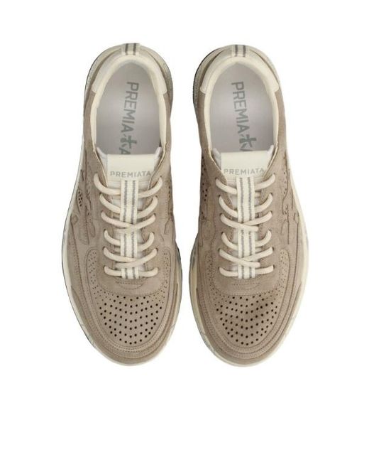 Premiata Gray Sneakers Nous for men