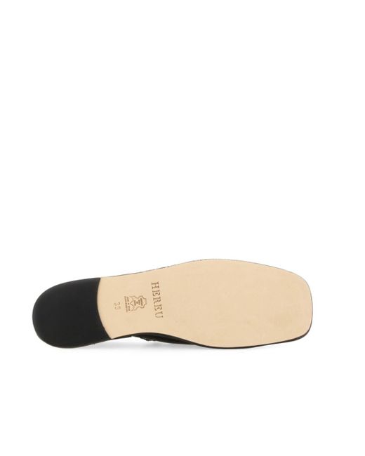 Hereu Black Dansa Ballet Flats