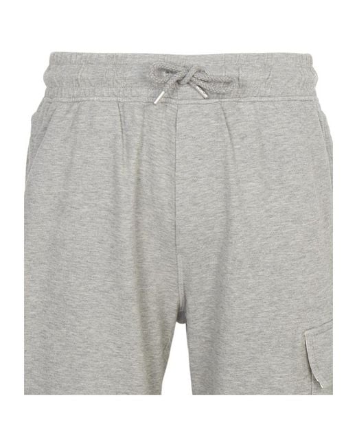 C P Company Gray Drawstring Shorts for men