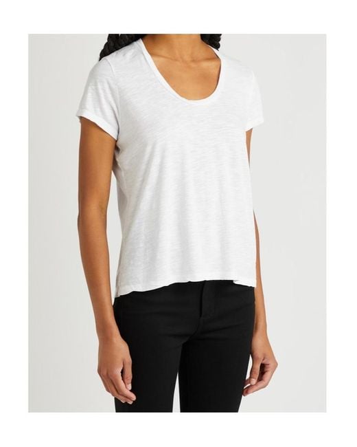 American Vintage White Short-Sleesleeved T-Shirt