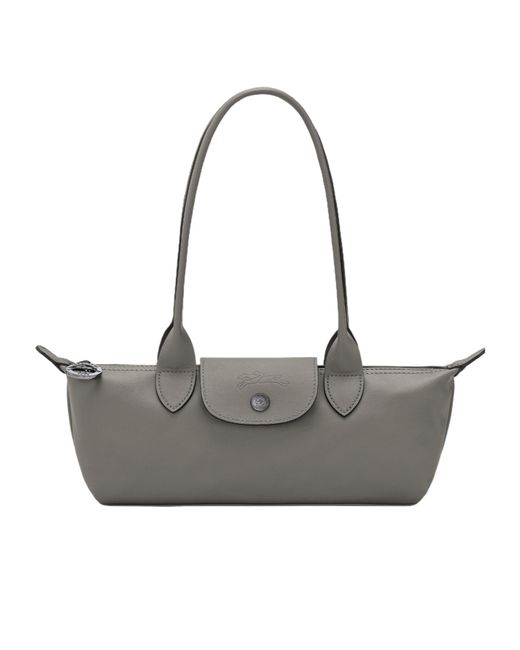 Longchamp Gray Le Pliage Xtra M Shoulder Bag