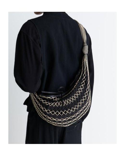 Lemaire Black X Filt Croissant Shoulder Bag