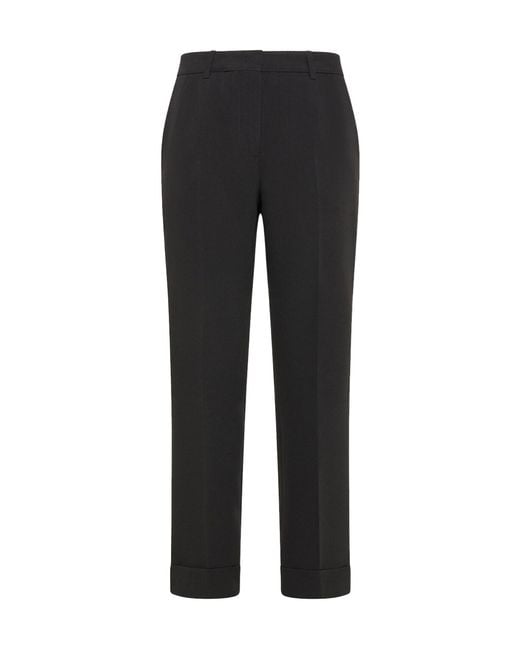 Seventy Black Cuffed Trousers