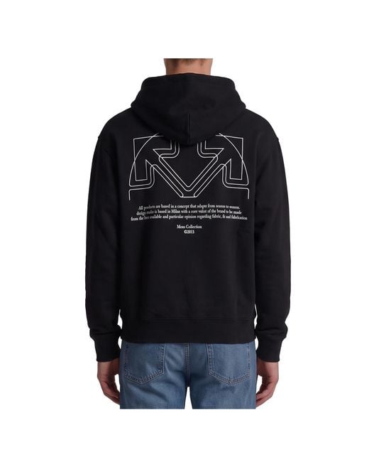 Off-White c/o Virgil Abloh Black Long-Sleeve Sweatshirt for men