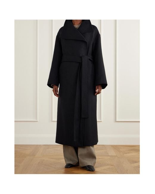Joseph Black Belted Coat