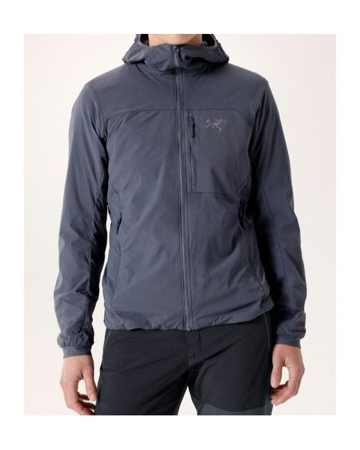 Arc'teryx Blue Zip Front Hooded Jacket
