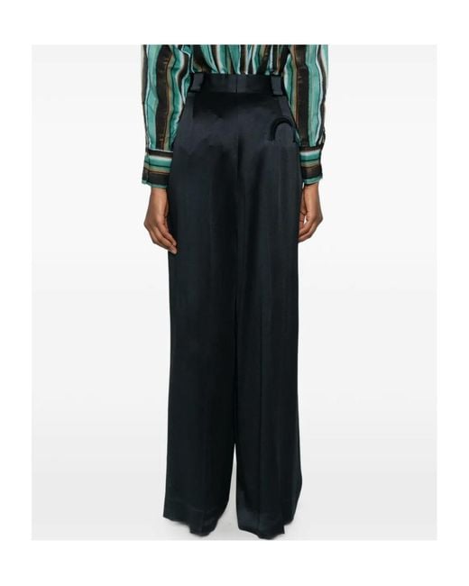 Blazé Milano Blue Satin Pants