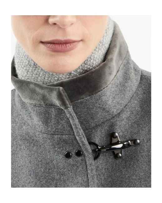 Fay Gray High-Neck Jacket