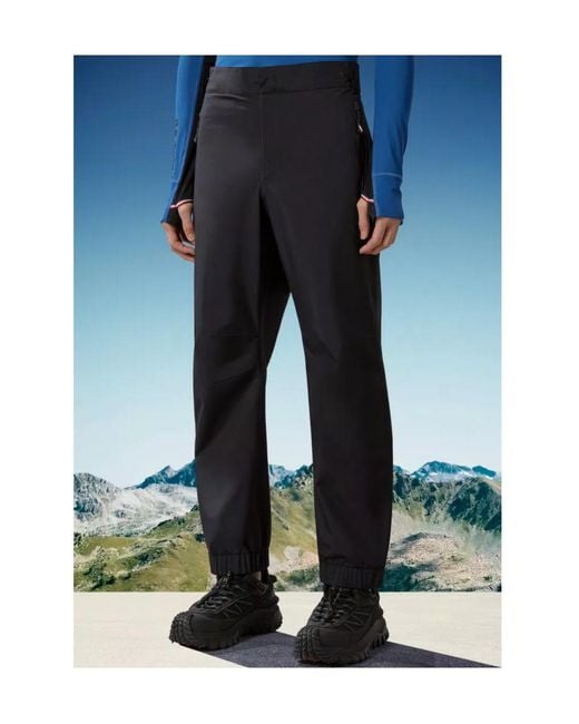Moncler Blue Gore-Tex Trousers for men