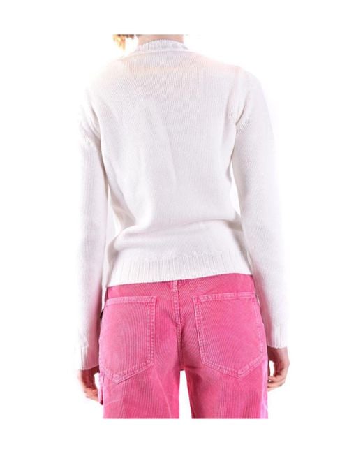 Dondup White Long Sleeve Sweater